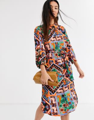 asos scarf dress