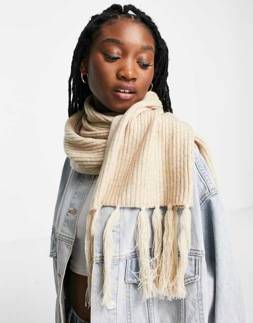 Jaden ribbed best sale fringe blanket scarf