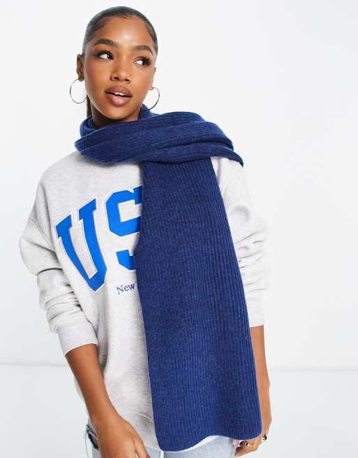 Monki - Sciarpa blu scuro