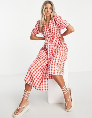 ワンピース SEERSUCKER VOLUME HEM DRESS SEERSUCKER VOLUME HEM DRESS（ワンピース）｜Ameri（アメリ）の