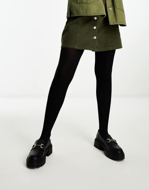 Monki - Set van 2 panty's van 60 denier in zwart - view 1