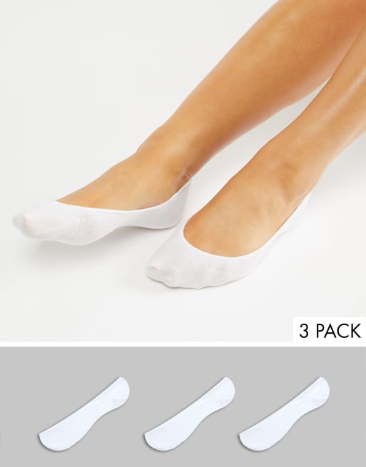Monki - Set van 3 ballerinasokken in wit