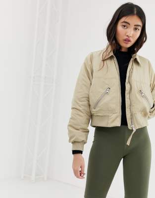 short bomber jacket