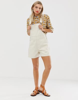 cream dungarees