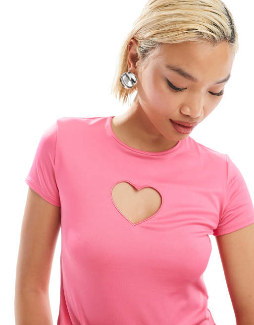 トップス ANDMARY Heart point tops pink andmary アンドマリー heart point tops pink 新品 - メルカリ