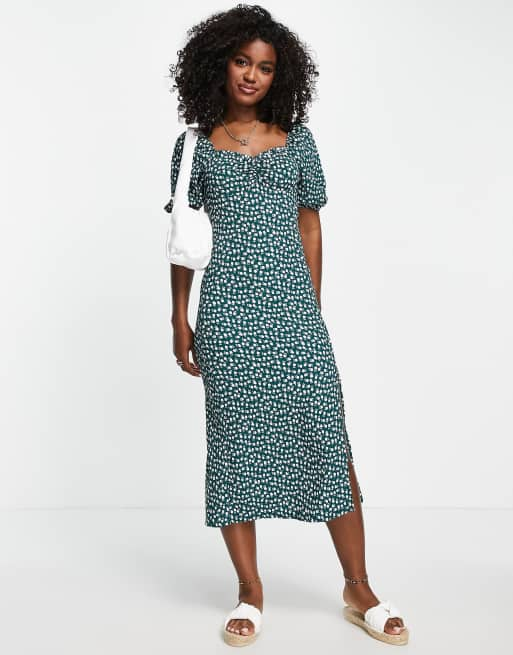 Short sleeve deals midi dress