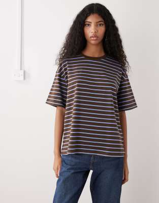 Monki Short Sleeve T-shirt In Multi
