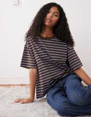 Monki Short Sleeve T-shirt In Multi