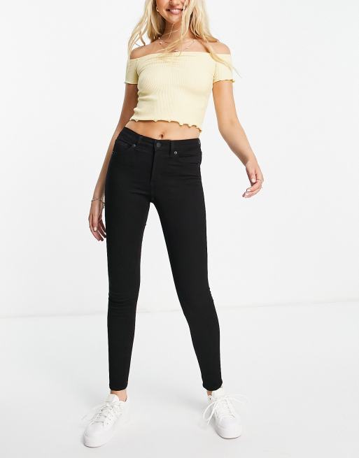 Monki slim hot sale high waist