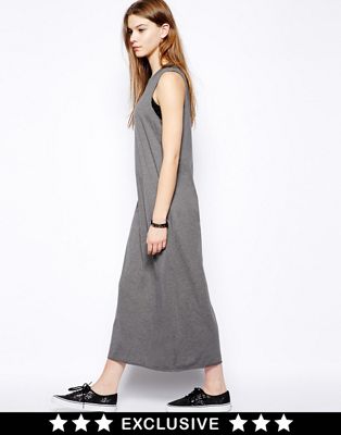 Monki Sleeveless T-Shirt Maxi Dress | ASOS