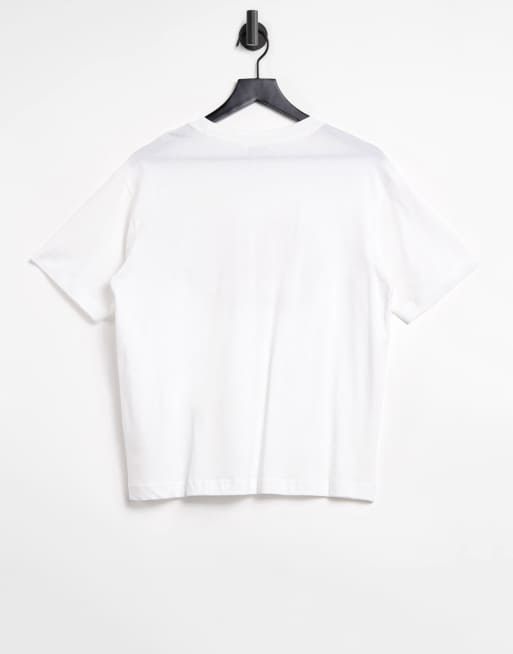 Monki slogan t-shirt in white, 2 of 4