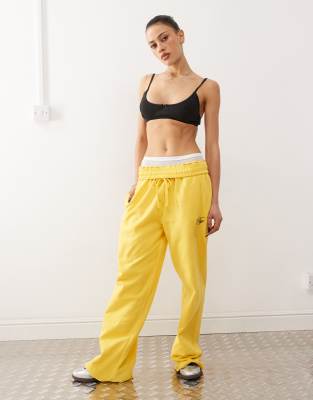 Monki Soft Scoop Neck Pointelle Bralet With Small Bow In Black