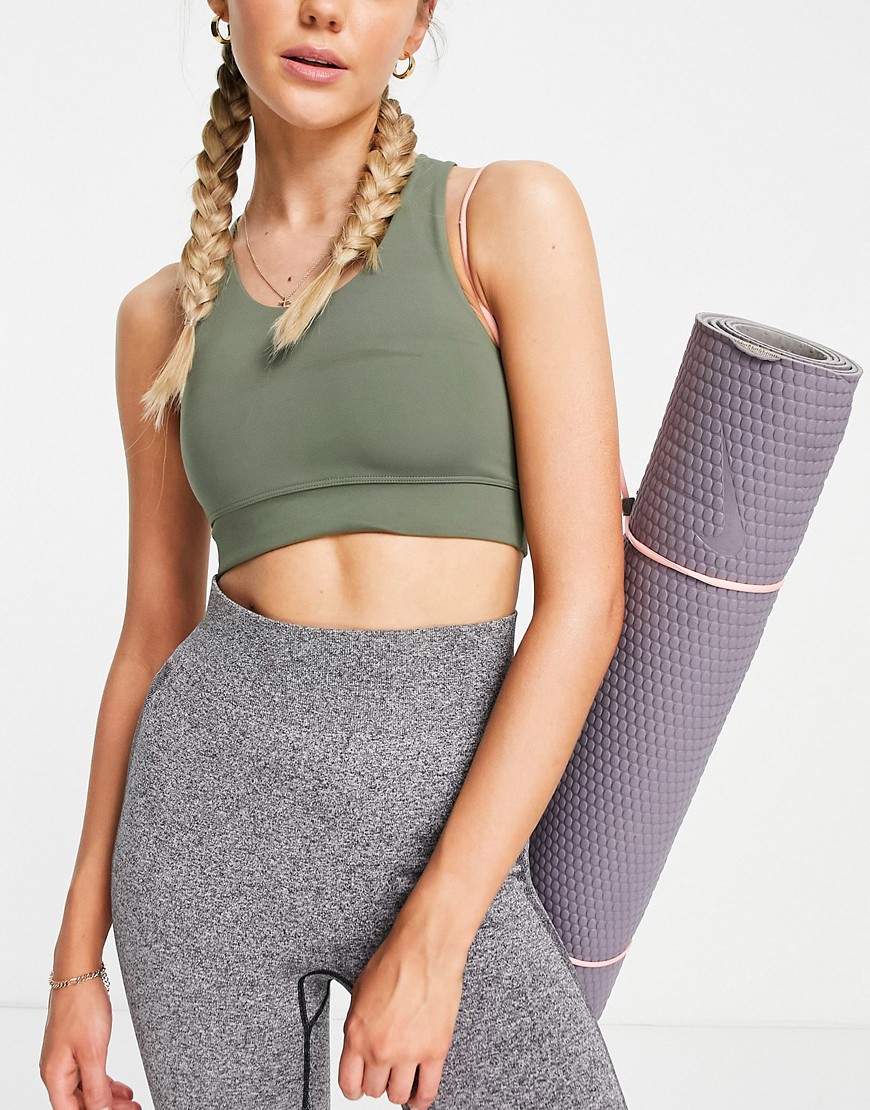 Monki sports crop top in green - part of a set - MGREEN