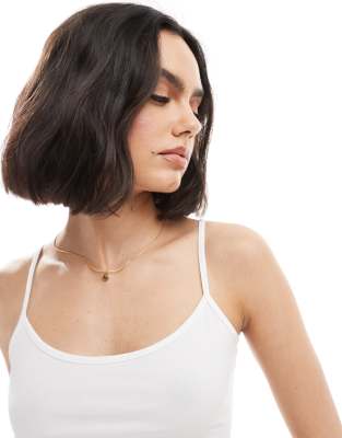 Stateside 2x1 Rib 90's Tank in White – shopstateside.us