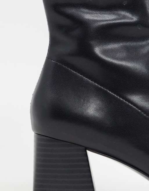 Monki stretch hot sale ankle boots