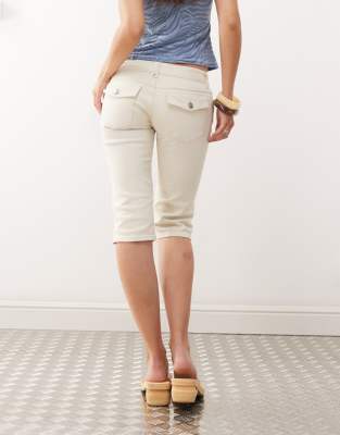 Monki Stretch Capri Pants