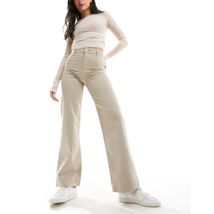 Buy Monki Stretchy Flared Trousers 2024 Online