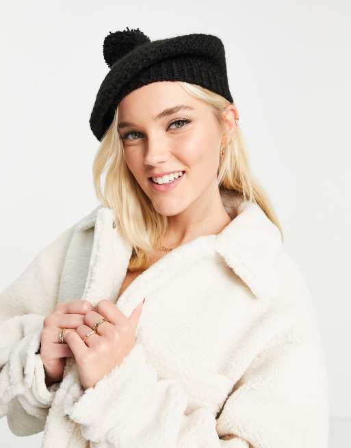 Monki - Strikket baret i sort