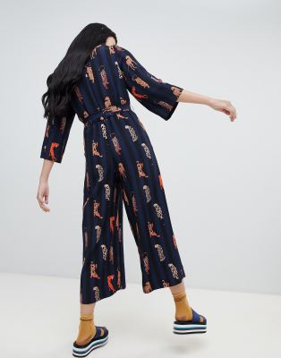 asos leopard jumpsuit