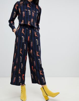 monki leopard jumpsuit