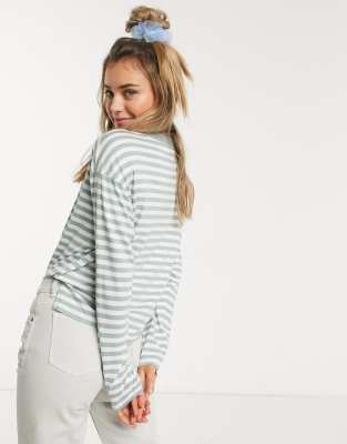 asos striped long sleeve top