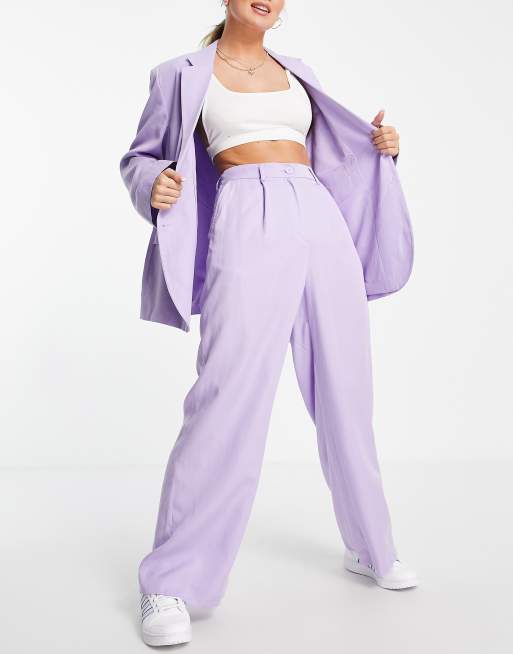 Evening Memories Lilac Satin Wide Leg Trousers – Club L London - USA