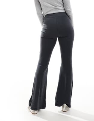 MONKI SUPER SOFT LOW WAIST FLARE JERSEY PANTS 