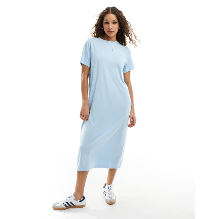 monki moa shirt dress Monki Moa long sleeve midi shirt dress in black - BLACK