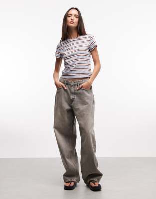 Monki T-shirt In Multi