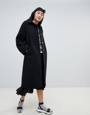 monki belted coat