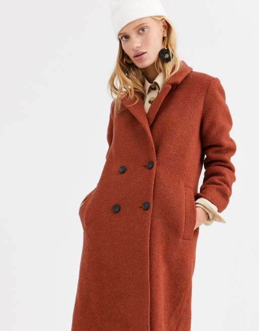 Womens store rust coat