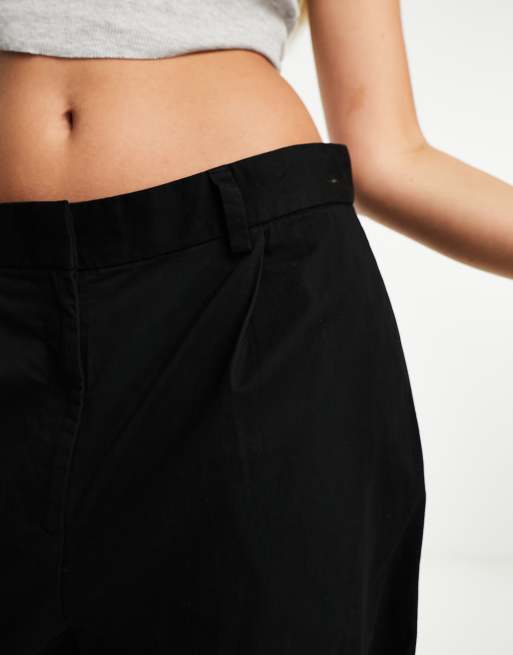 Monki tailored pants in black, 3 of 4
