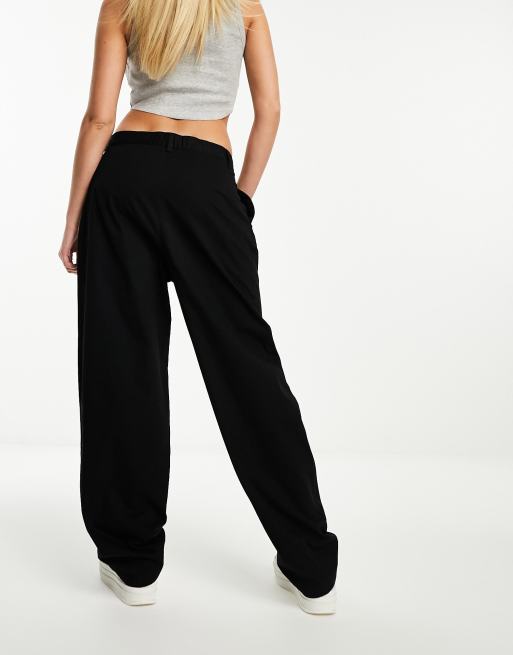 Monki tailored trousers in black | ASOS