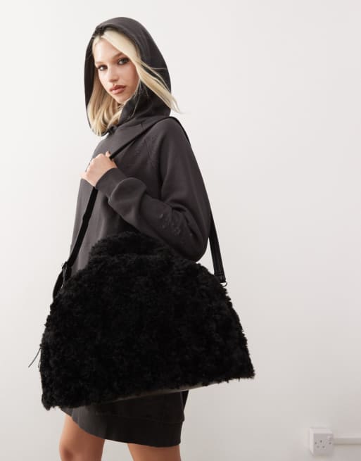 Asos fur bag sale