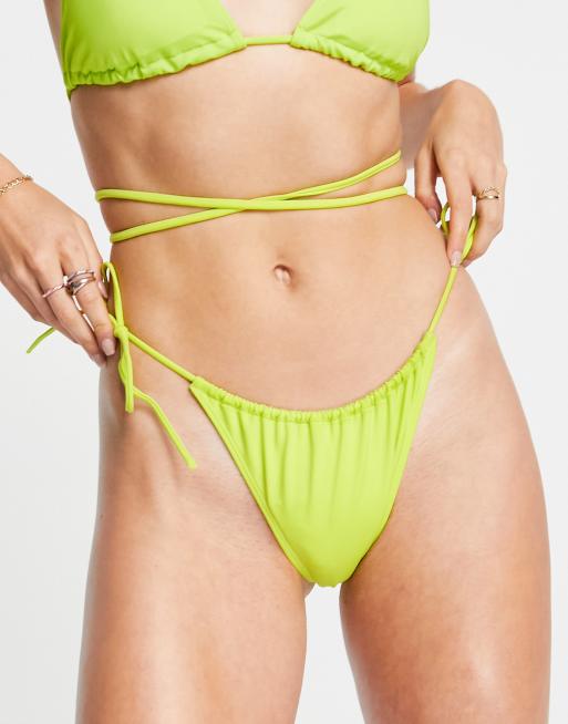 Miro Lime Bikini Top