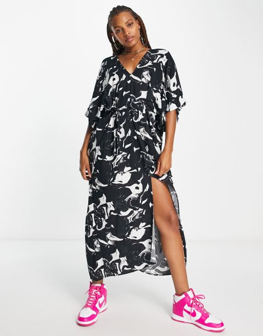 Monki 2024 kaftan dress