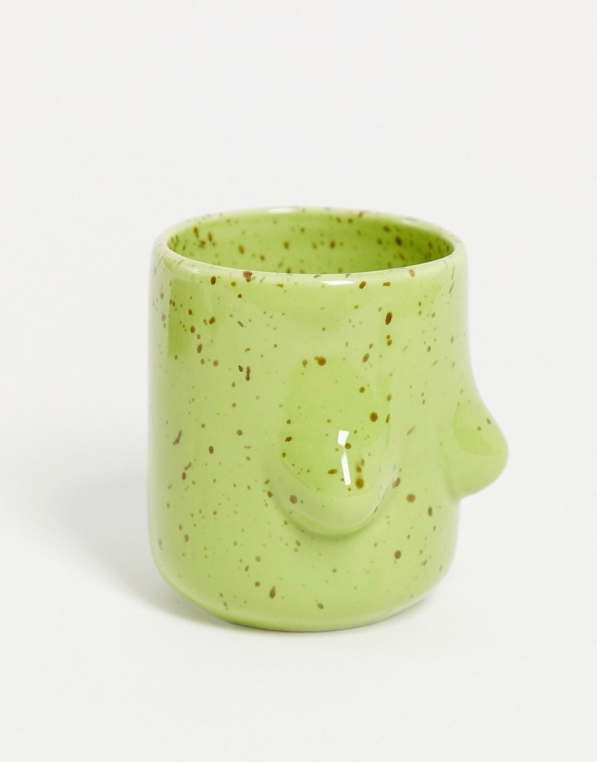 Monki Titti body mug in green
