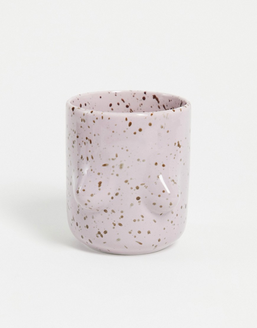 Monki Titti body mug in lilac-Purple