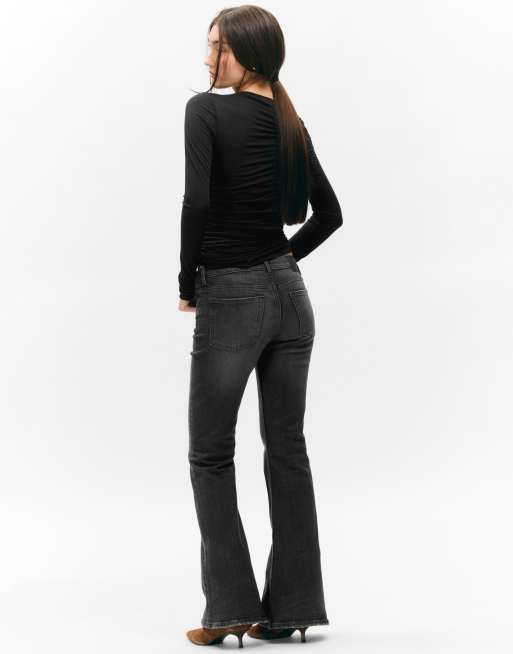 Monki - Top transparent slim avec détail devant - Noir, 3 de 3