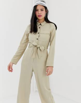 boiler suit beige