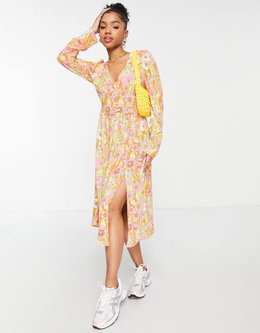 Monki 2025 flower dress