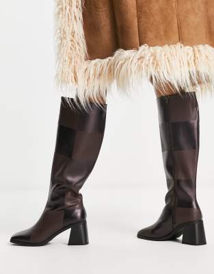 monki checkerboard boots