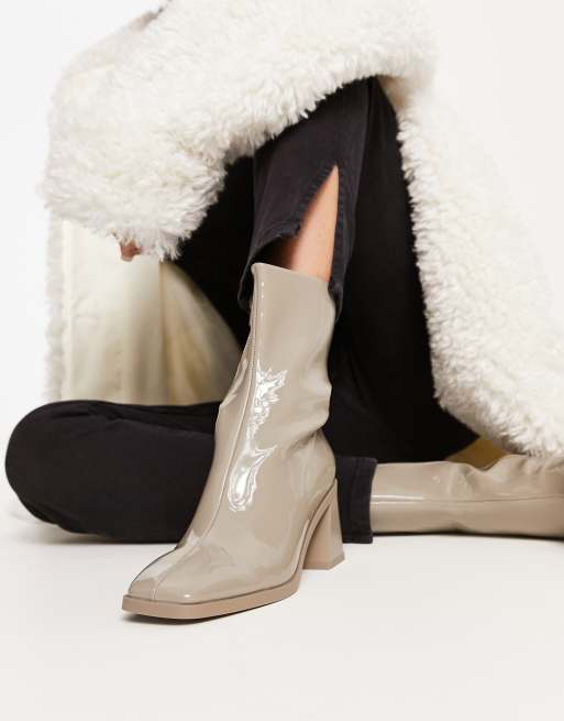 Vegan 2025 heeled boots