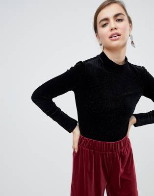 asos glitter top