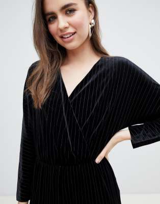 monki velvet jumpsuit