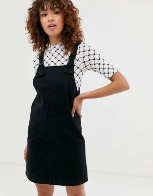 monki dungaree dress