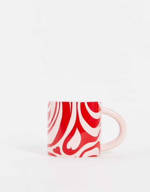Monki – Virvelmönstrad mugg