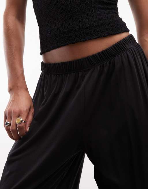 Monki weite Pull-on-Hose in Schwarz, 5 von 5