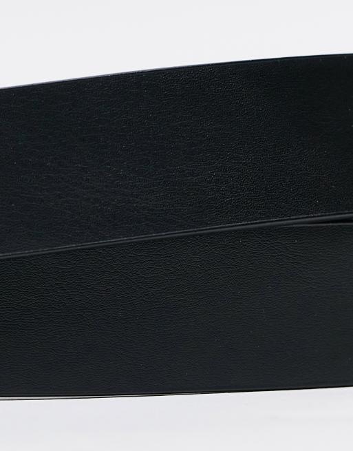 Monki - Western riem in zwart met zilverkleurige gesp, 4 van 4