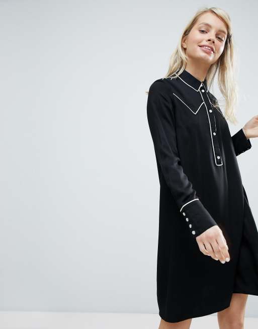 Cowgirl store shirt dress